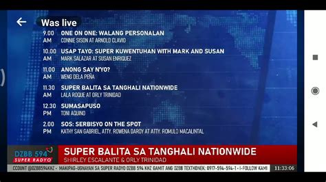 Super Balita sa Tanghali Nationwide .